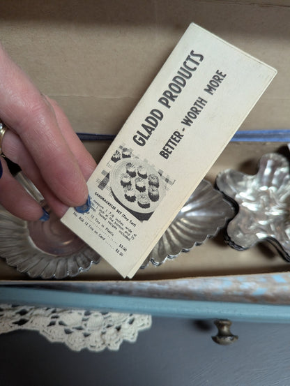 Vtg. Aluminum Tartlet Molds From Sweden 