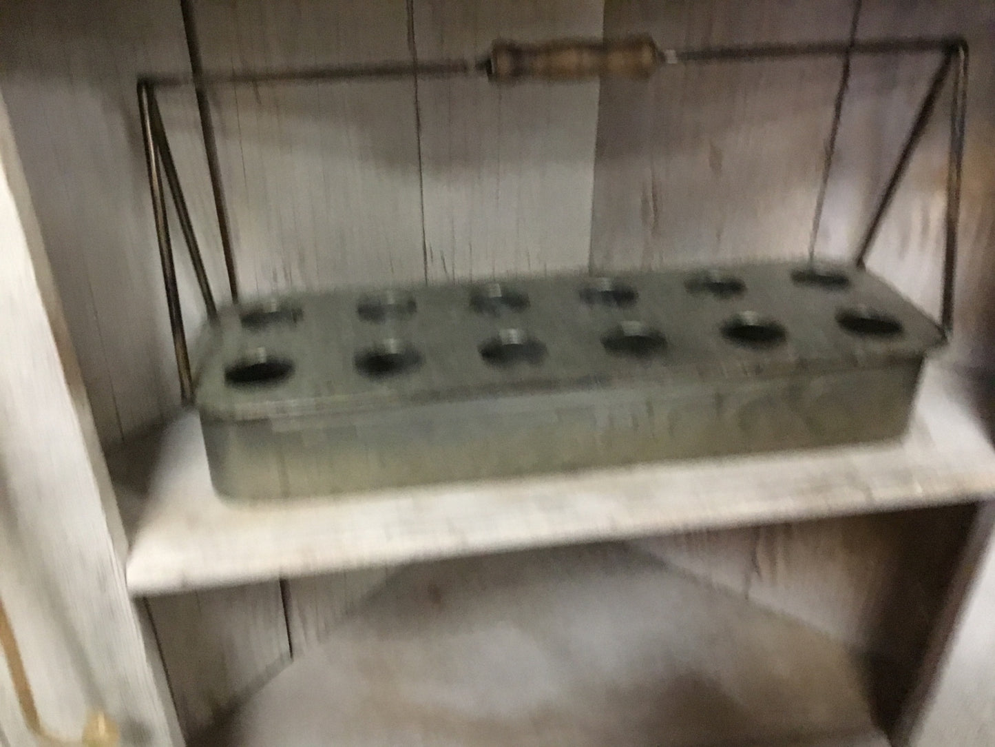 Reproduction metal egg holder