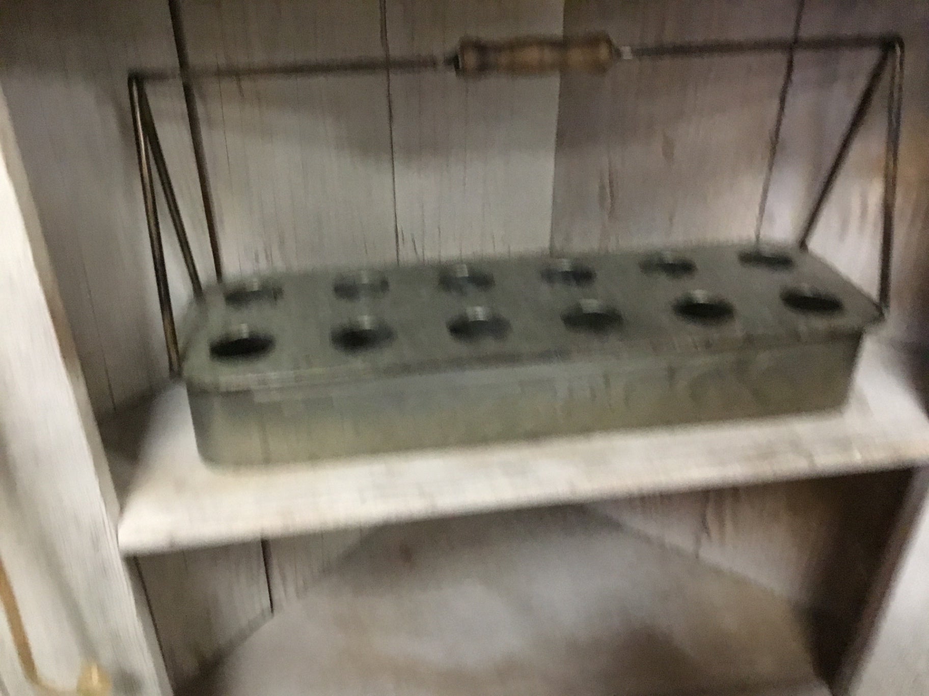 Reproduction metal egg holder