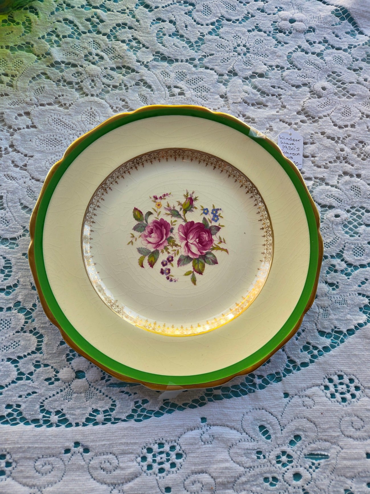 Windsor ware 1930's plate
