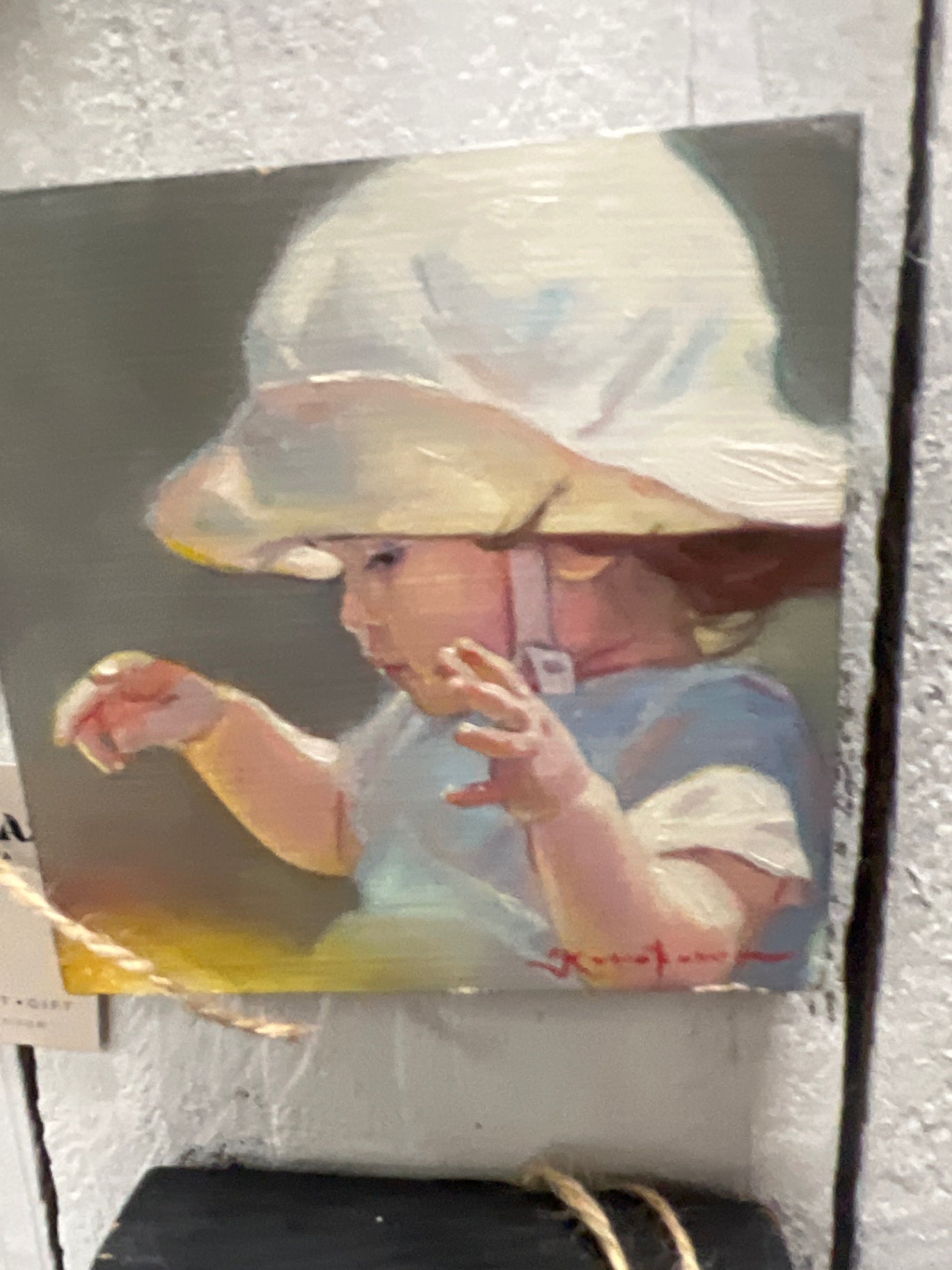 Art Hand Painted Hawaiian Baby
