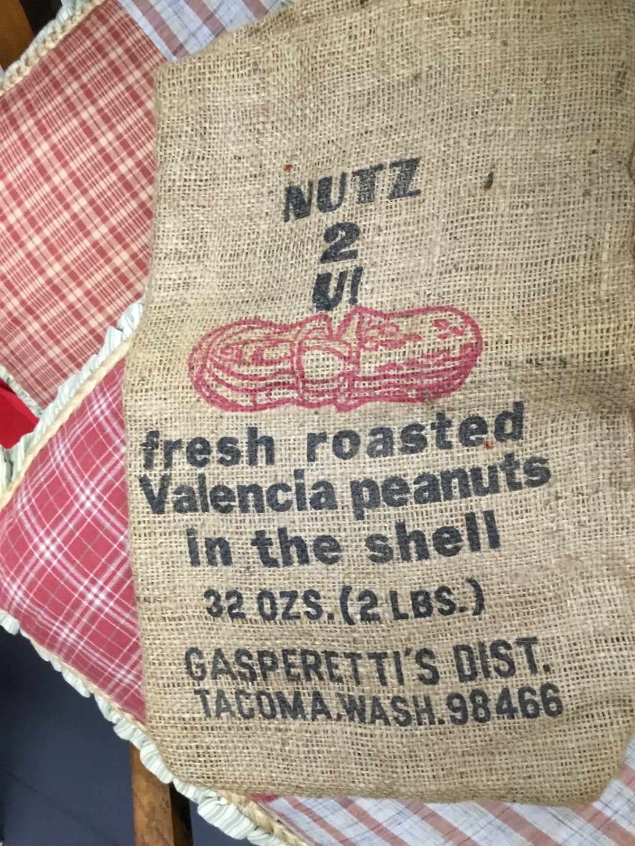 Burlap Advertising bag
