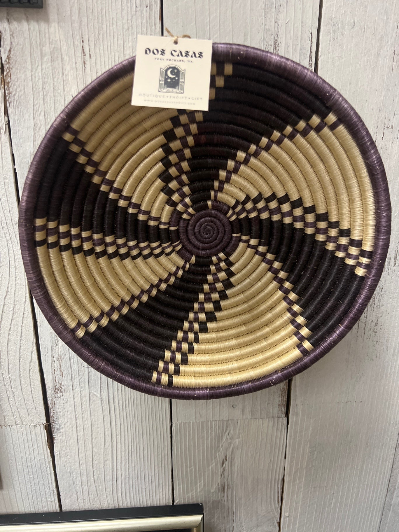 Art Hanging Indian Basket 