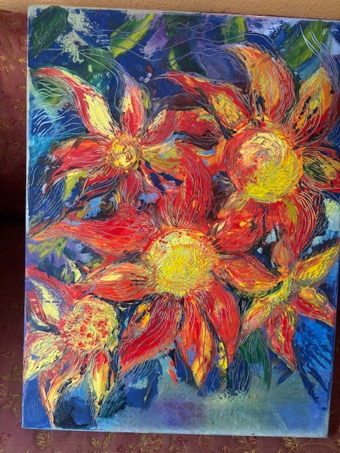 Sunflower Painting