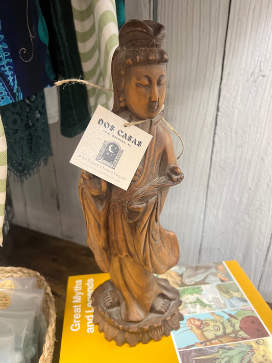 Decorative Figurine woman wooden