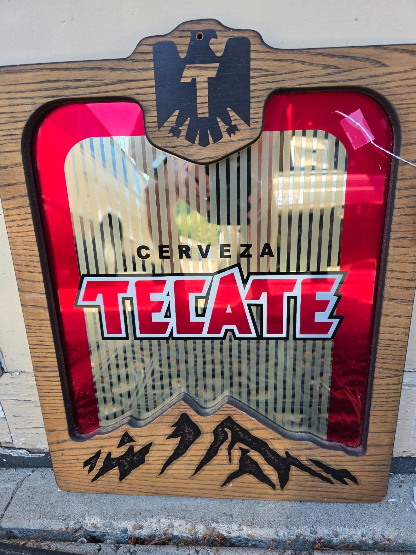 TECATE MEXICAN BEER MIRROR 