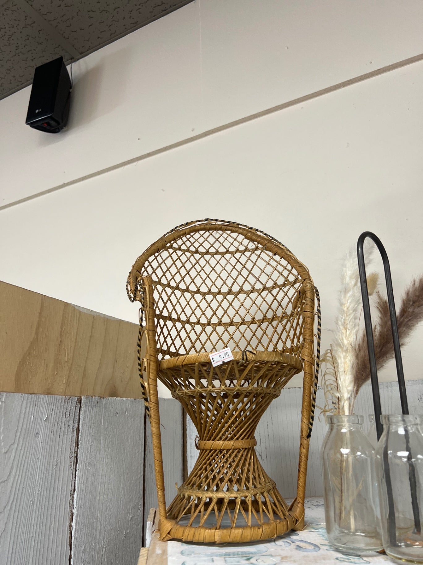 Wooden Peacock Chair Home Decor