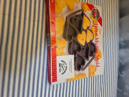 Cast iron muffin molds