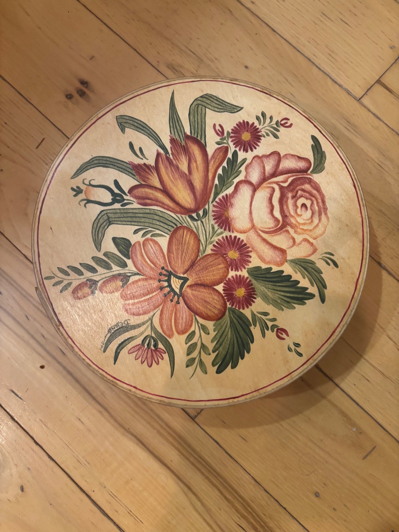 Painted Wood Box