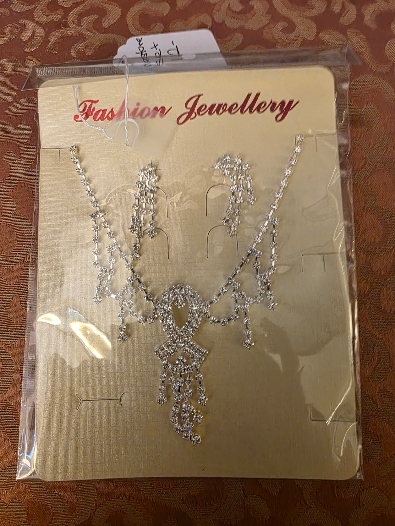 Jewelry. RHINESTONE, JEWELRY SET.