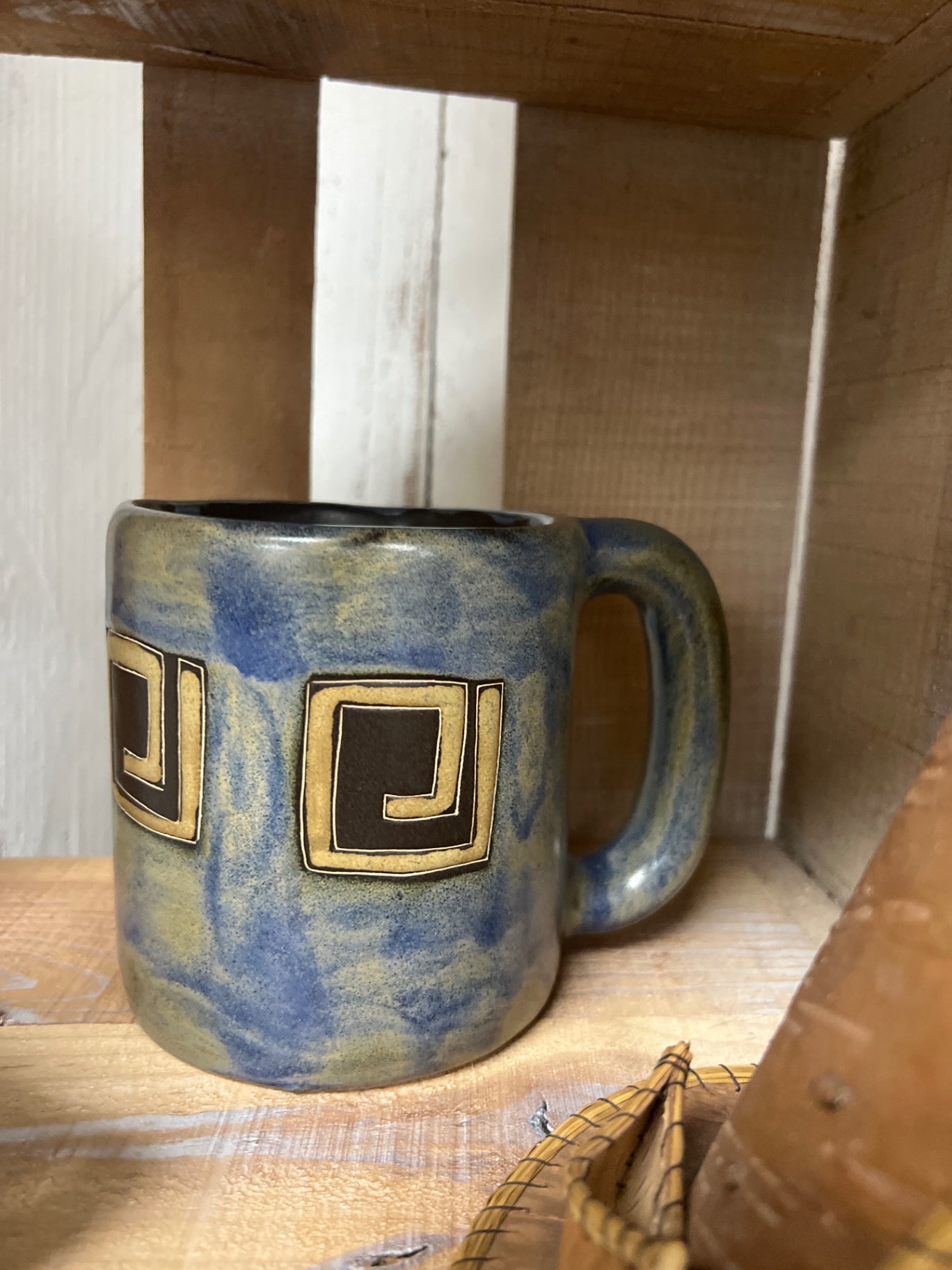 Large Blue Mug