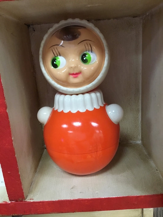 Vintage USSR Nevalyashka  Roly Poly Doll