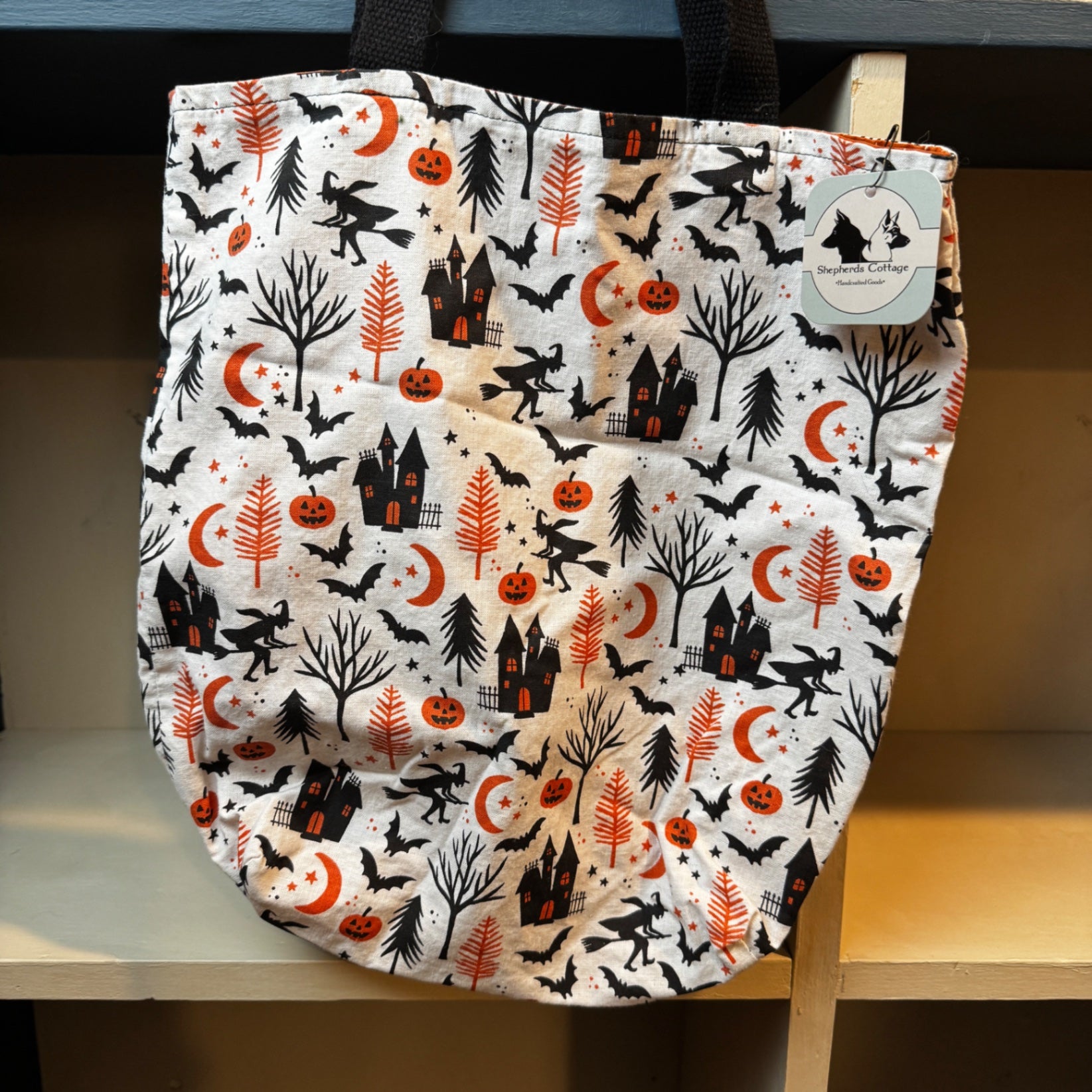 Reversable Halloween Tote Bag