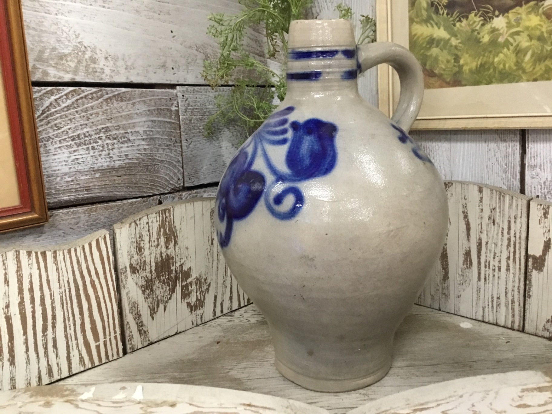 Decorative Figurines French Sal  Glaze crock jug