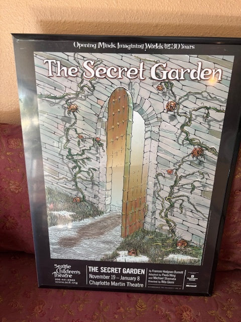Framed Theatre Poster - The Secret Garden