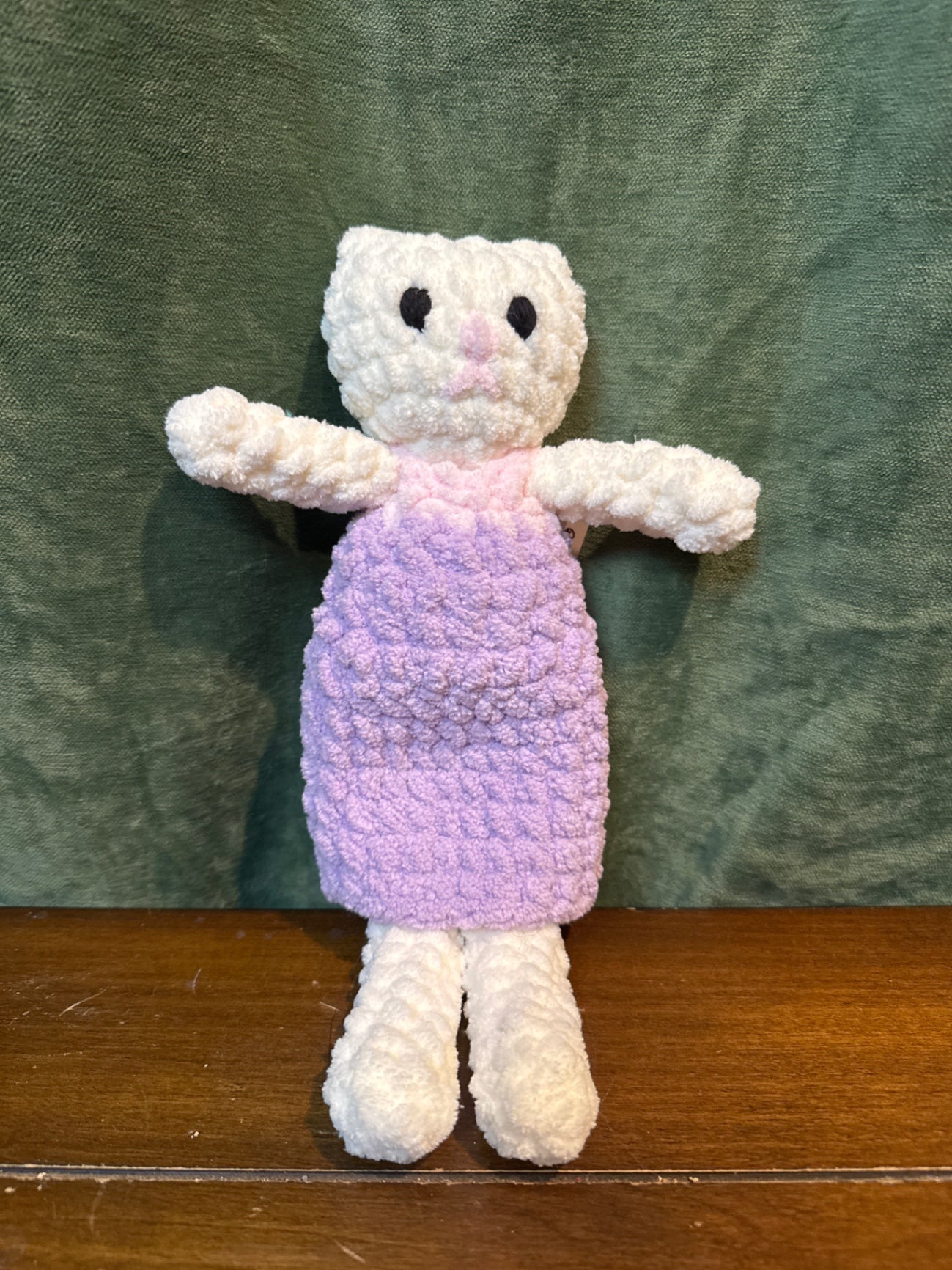 Crocheted Cat Heirloom Plushie