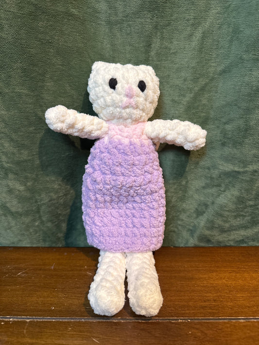 Crocheted Cat Heirloom Plushie