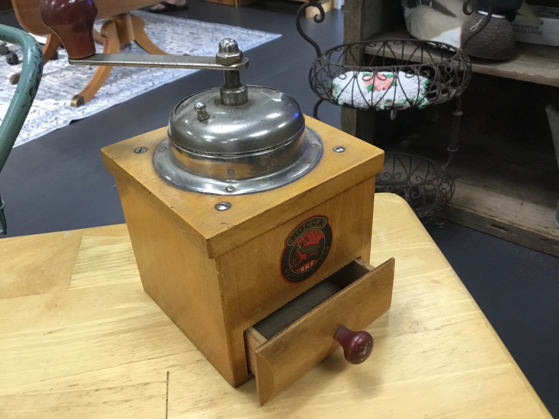 Vintage MOCCA coffee grinder