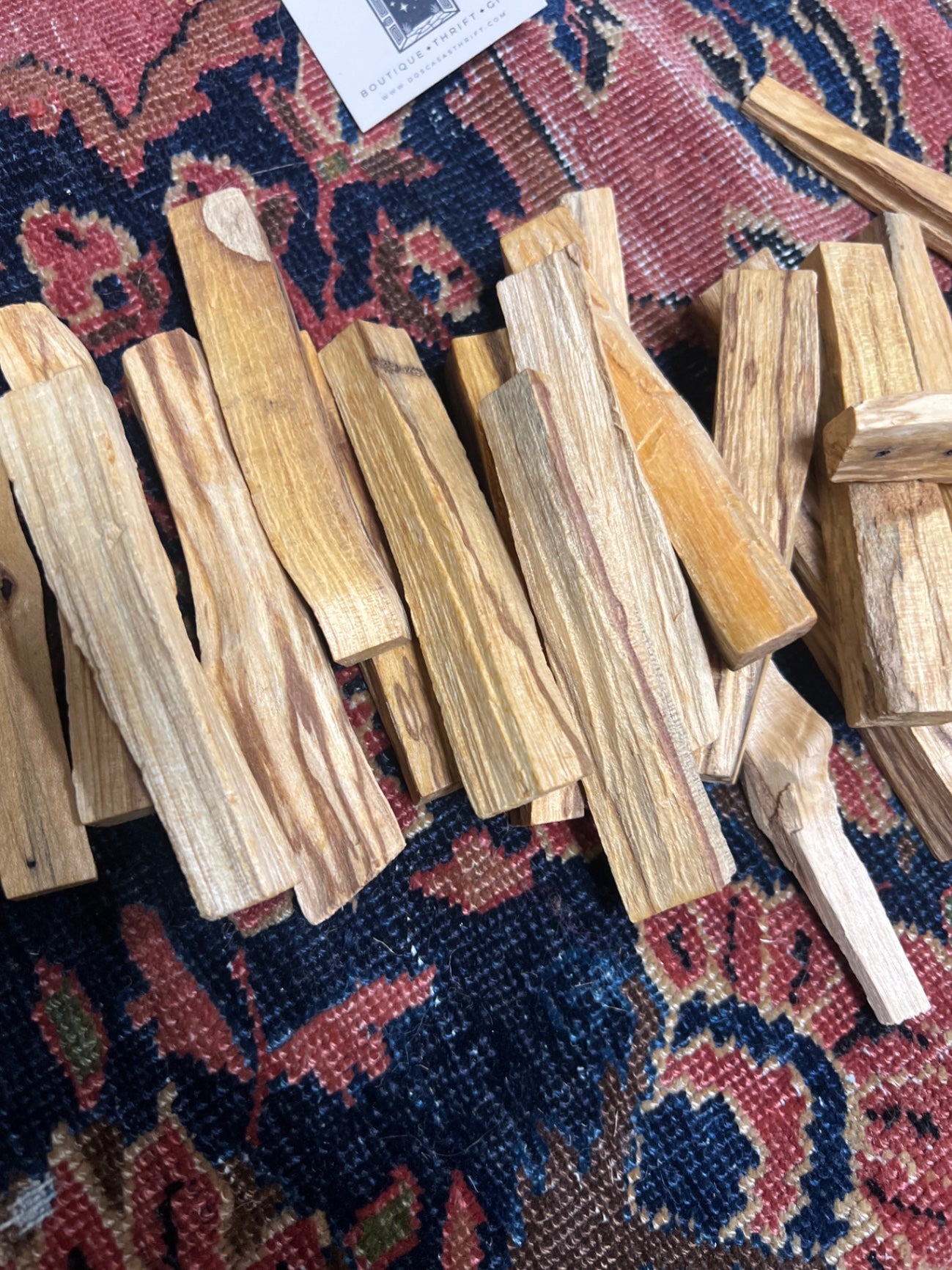 Palo Santo incense burning sticks 