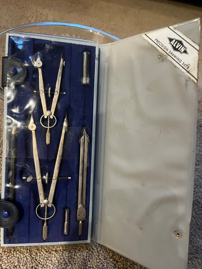 Vintage Alvin Drawing Instrument Set