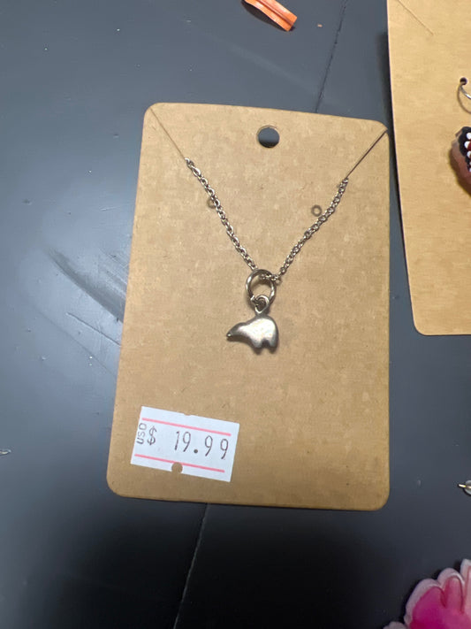 Jewelry sterling silver bear necklace 