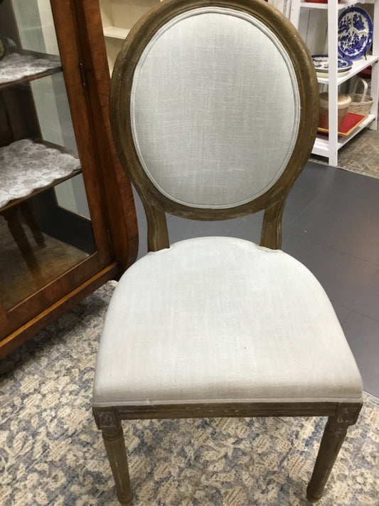 French style oval back chair