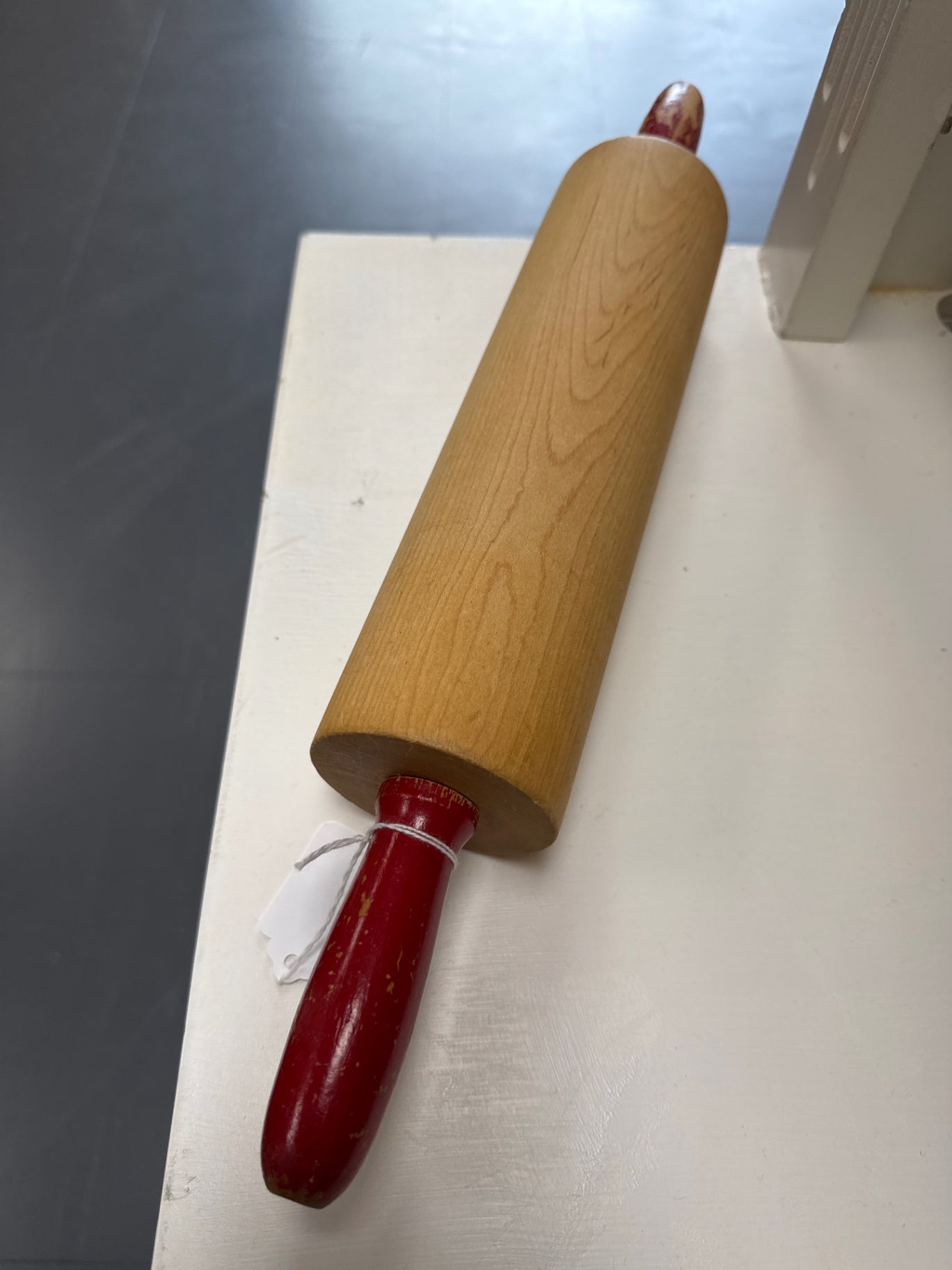 Red handle rolling pin