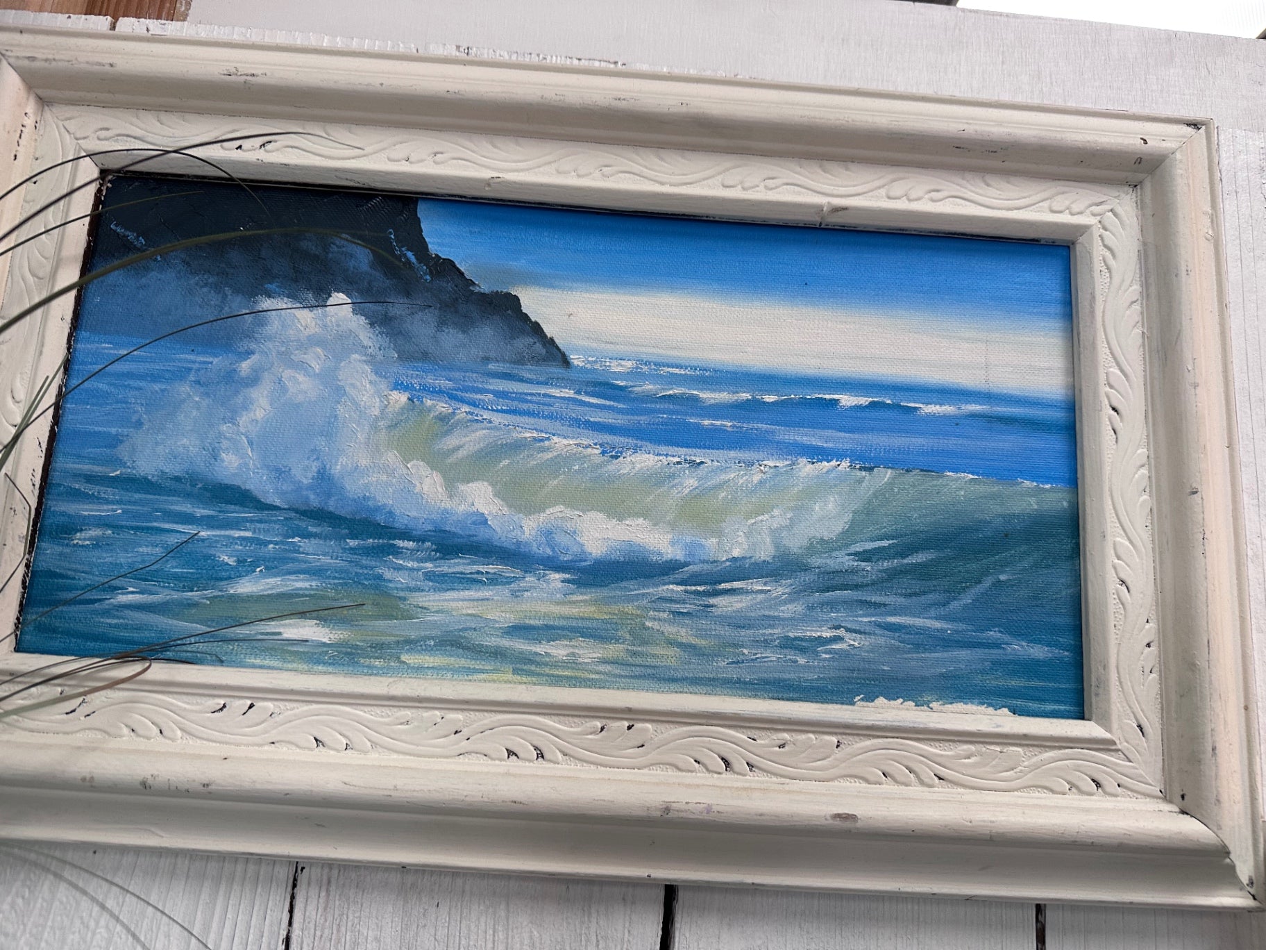 Original painting, ocean