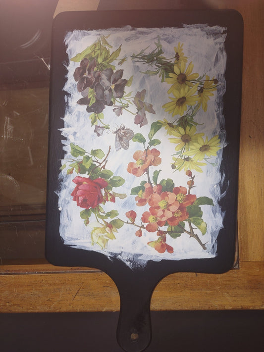 Cutting board blk rose's 