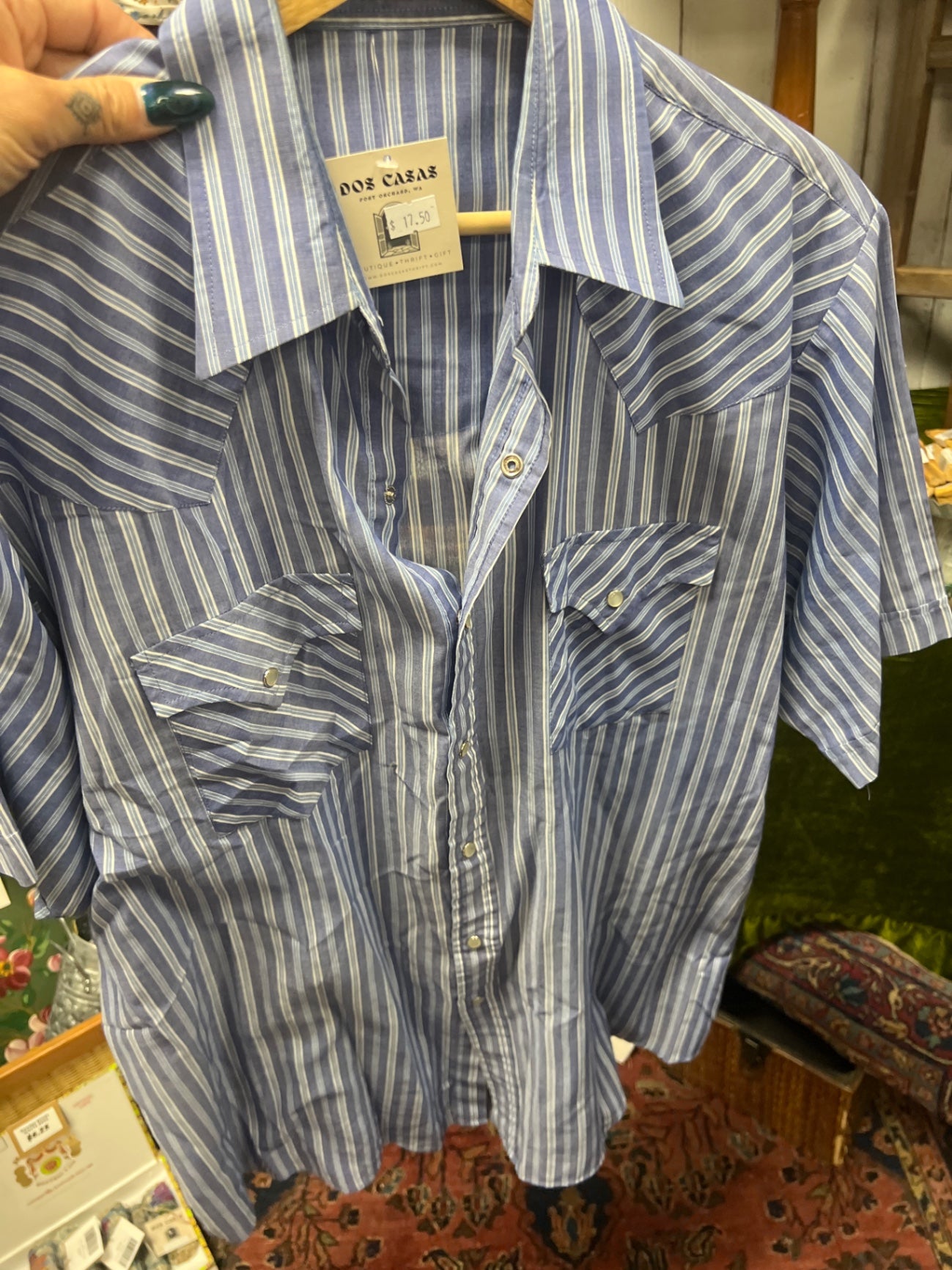 Cowboy button up shirt
