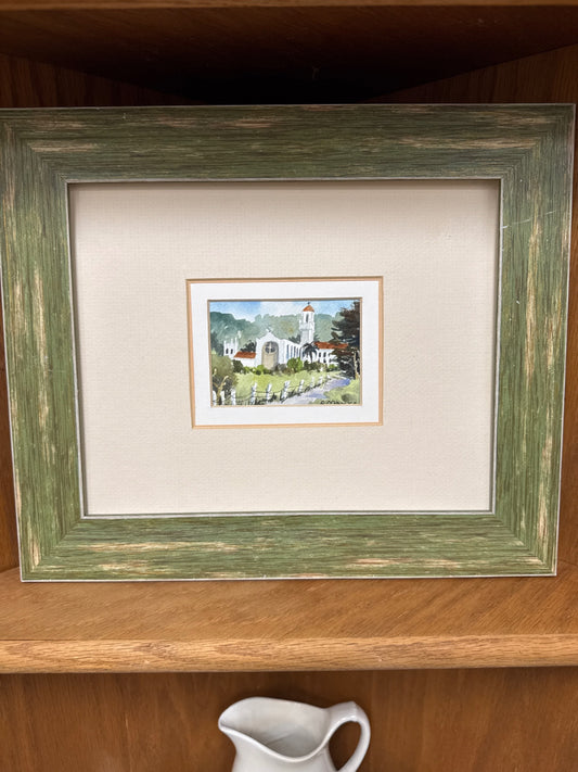 R. Manke original watercolor painting.