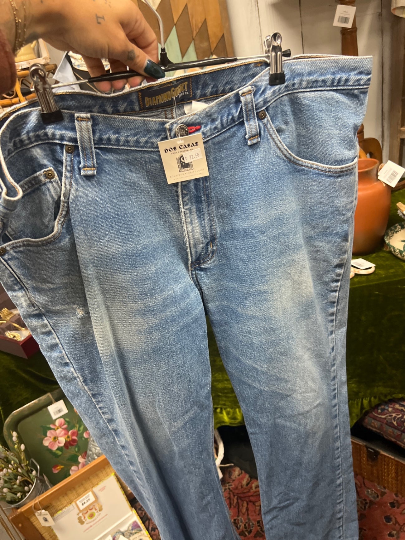 Vintage Diamond Gusset Jeans 