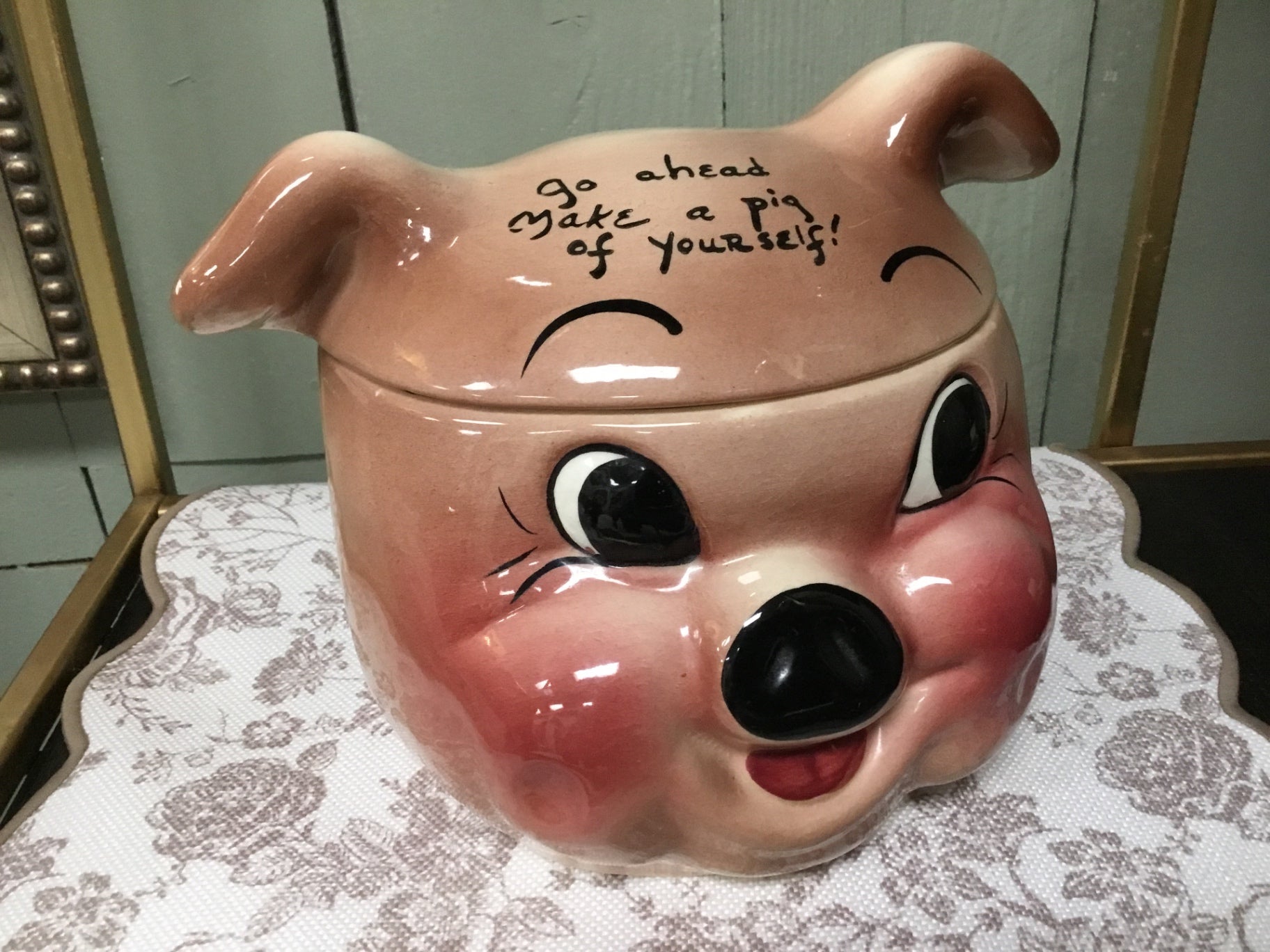 DeForest “Make a Pig of Youself” Cookie jar
