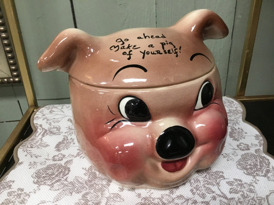 DeForest “Make a Pig of Youself” Cookie jar