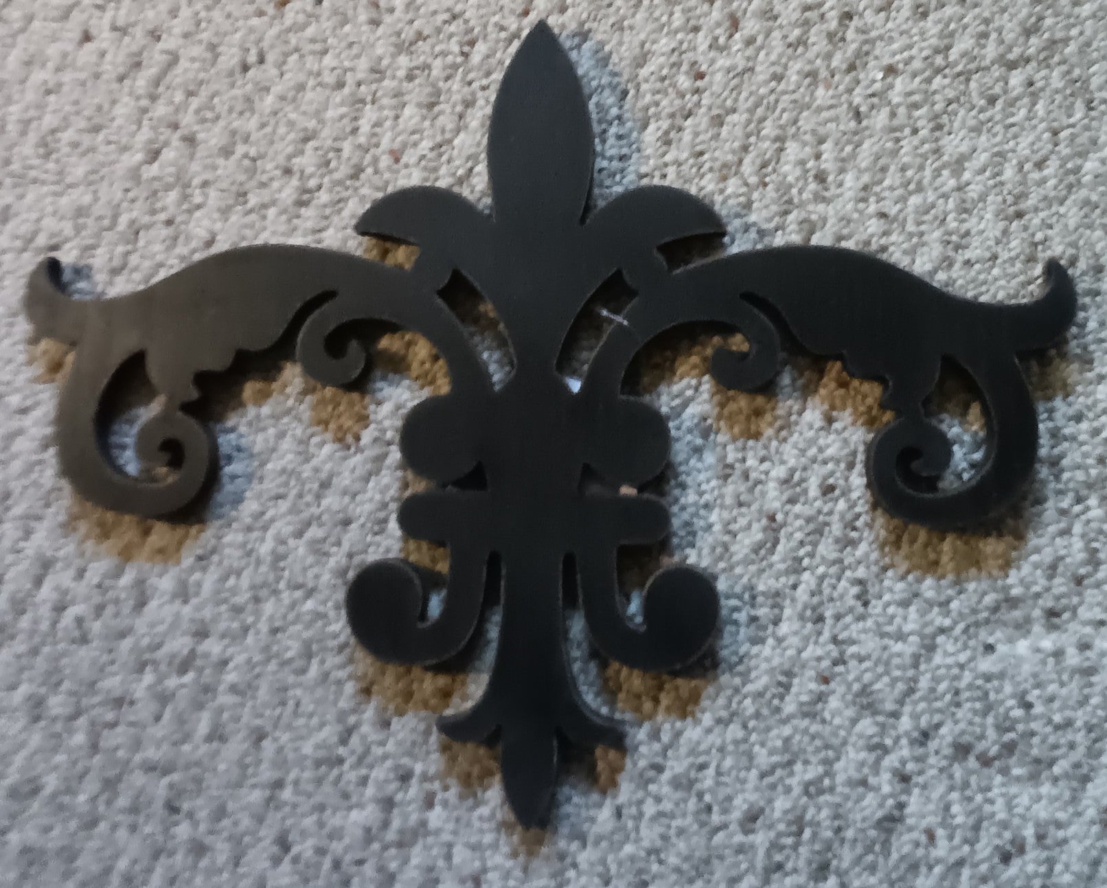 Large Wooden Fleur de Lis 