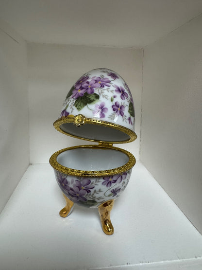 Trinket box egg