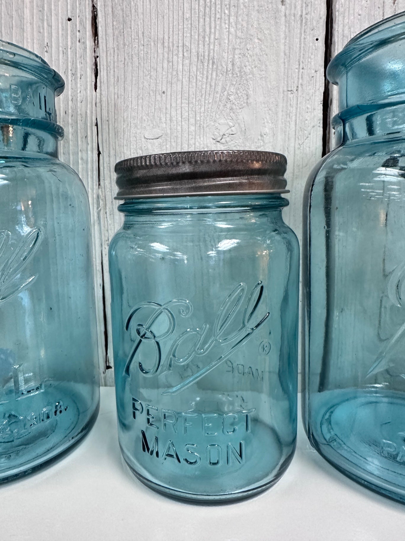 Blue ball mason jar 