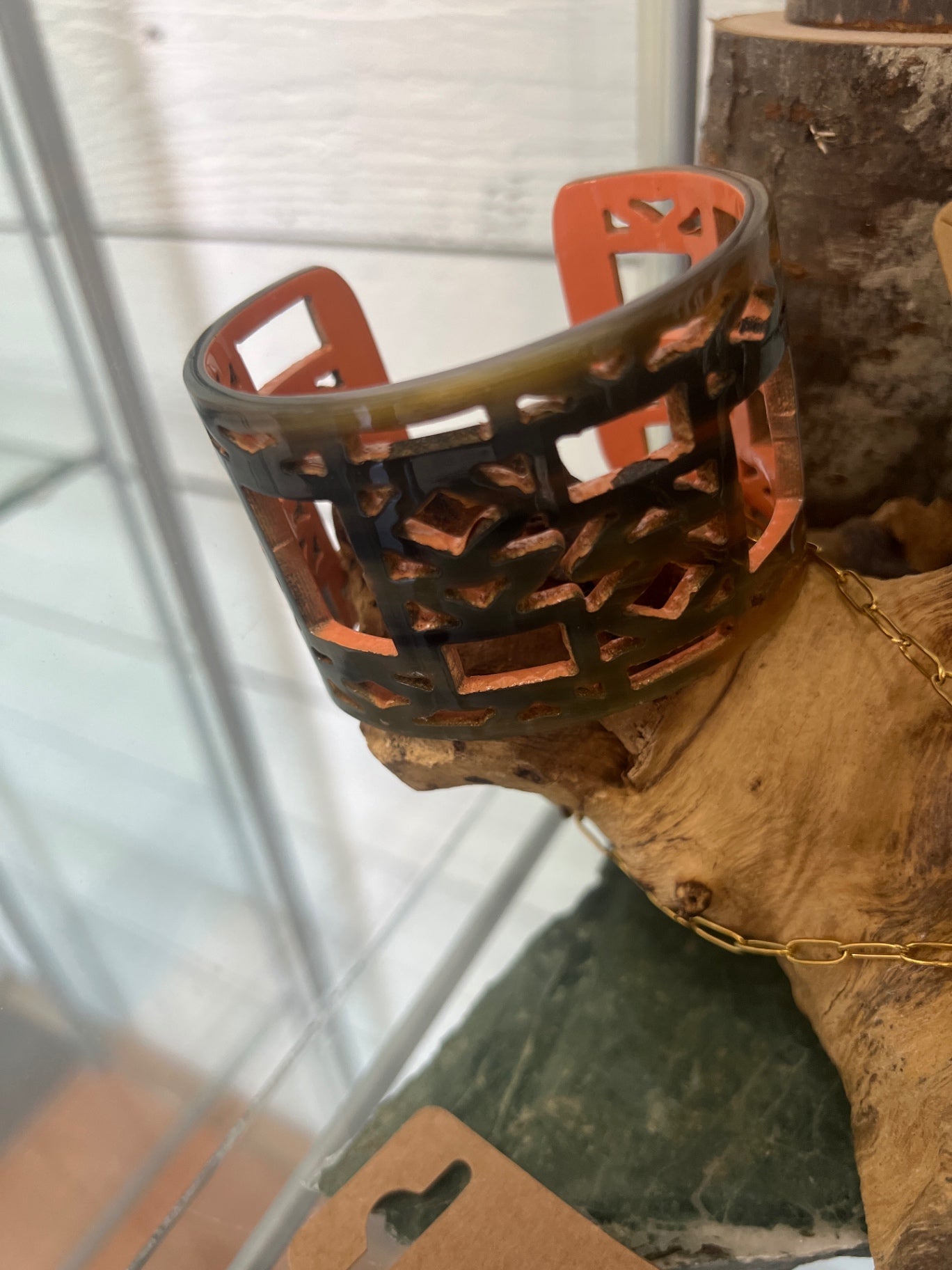 Jewelry chunky intricate cuff bracelet 