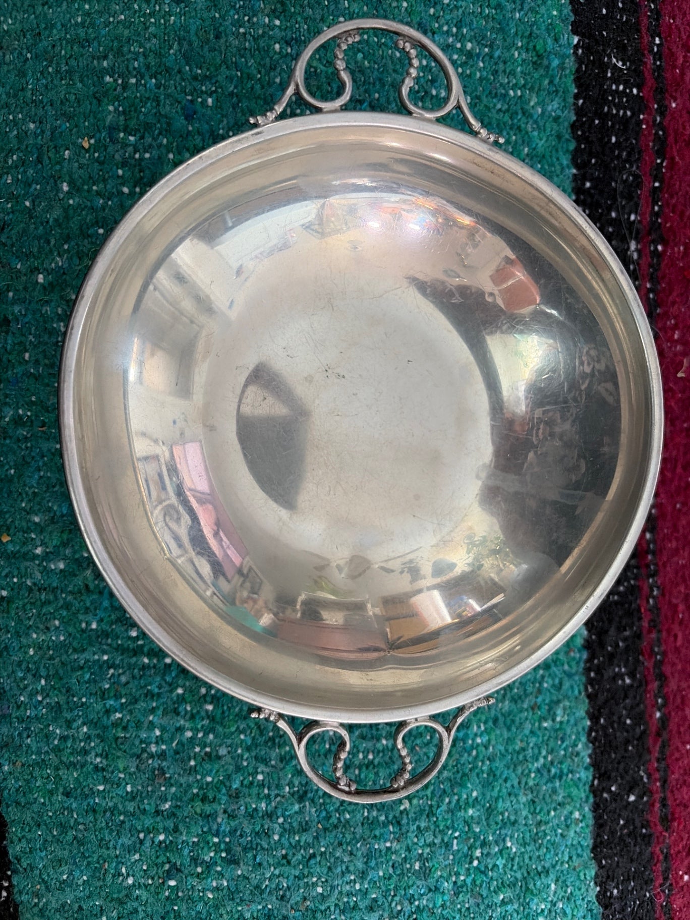 Handle & Debler Art Deco Style pewter bowl