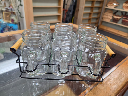 7 piece Mason jar set