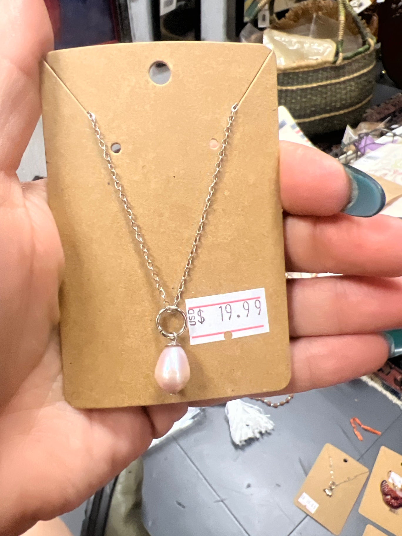 Jewelry pearl necklace 