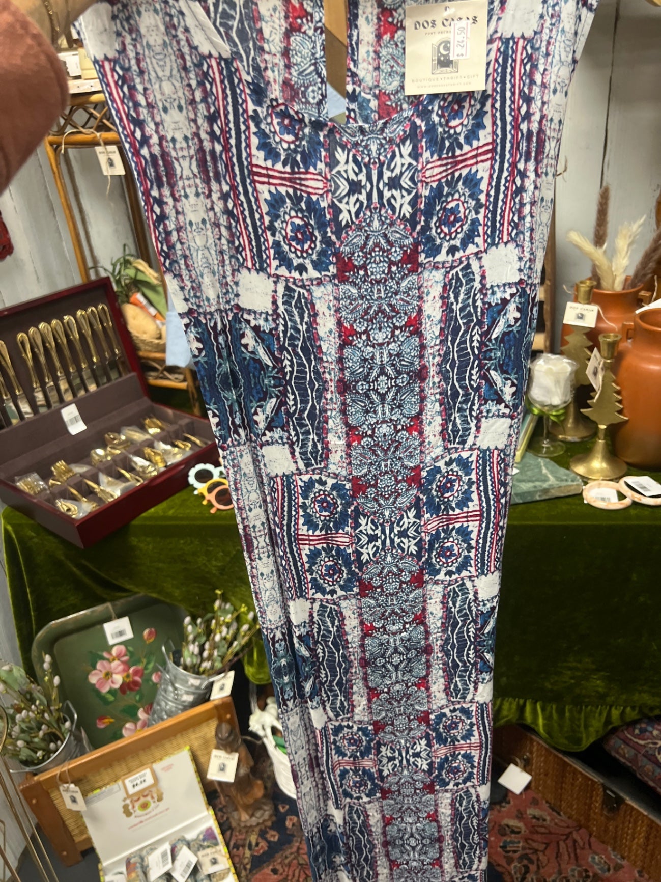 100% Rayon Dress bohemian style 