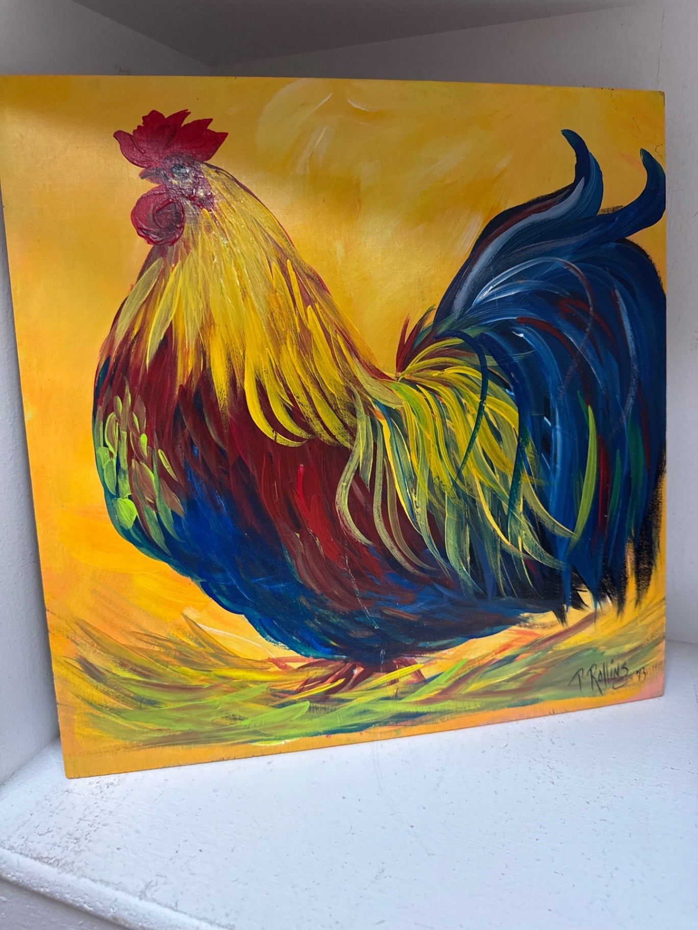 Rooster painting