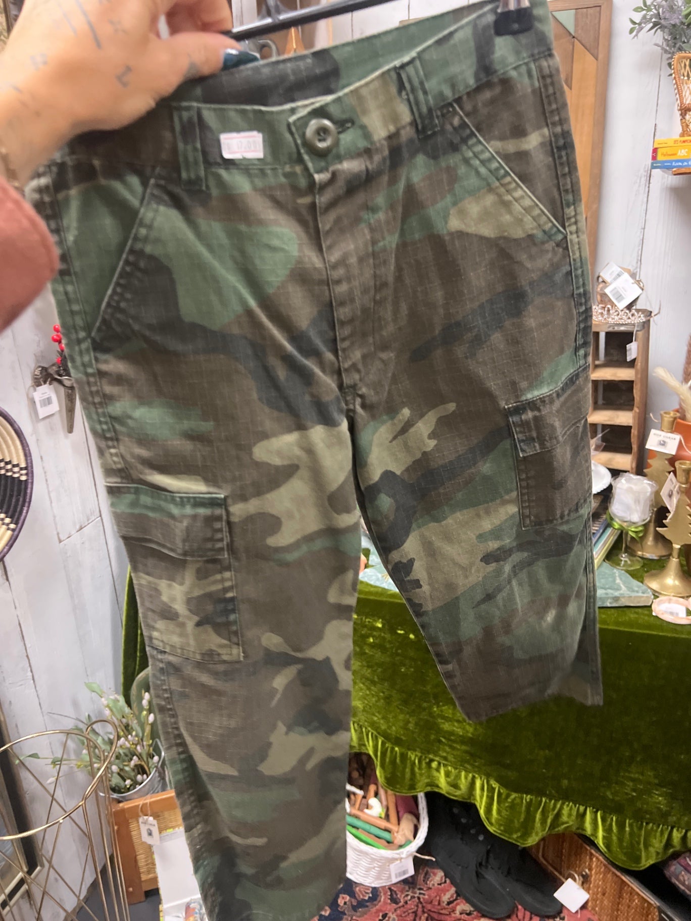 Children camo pants