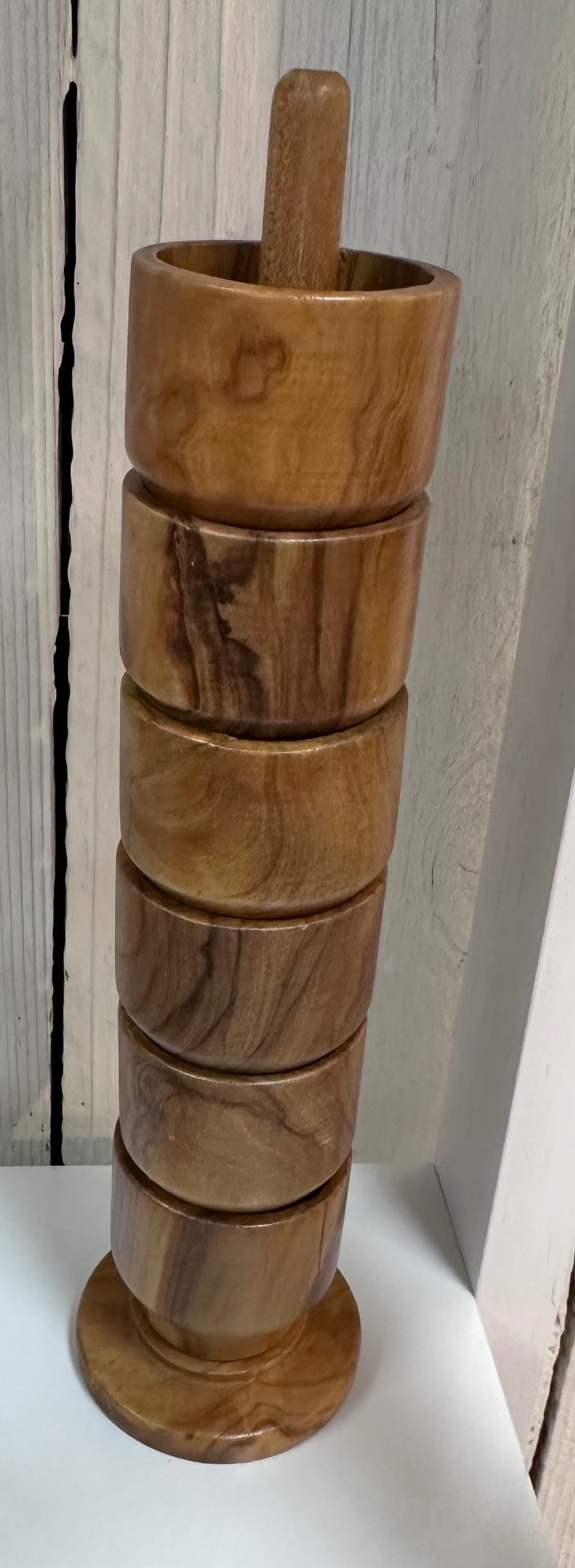 Mid-century “Oliv Art” egg cup set