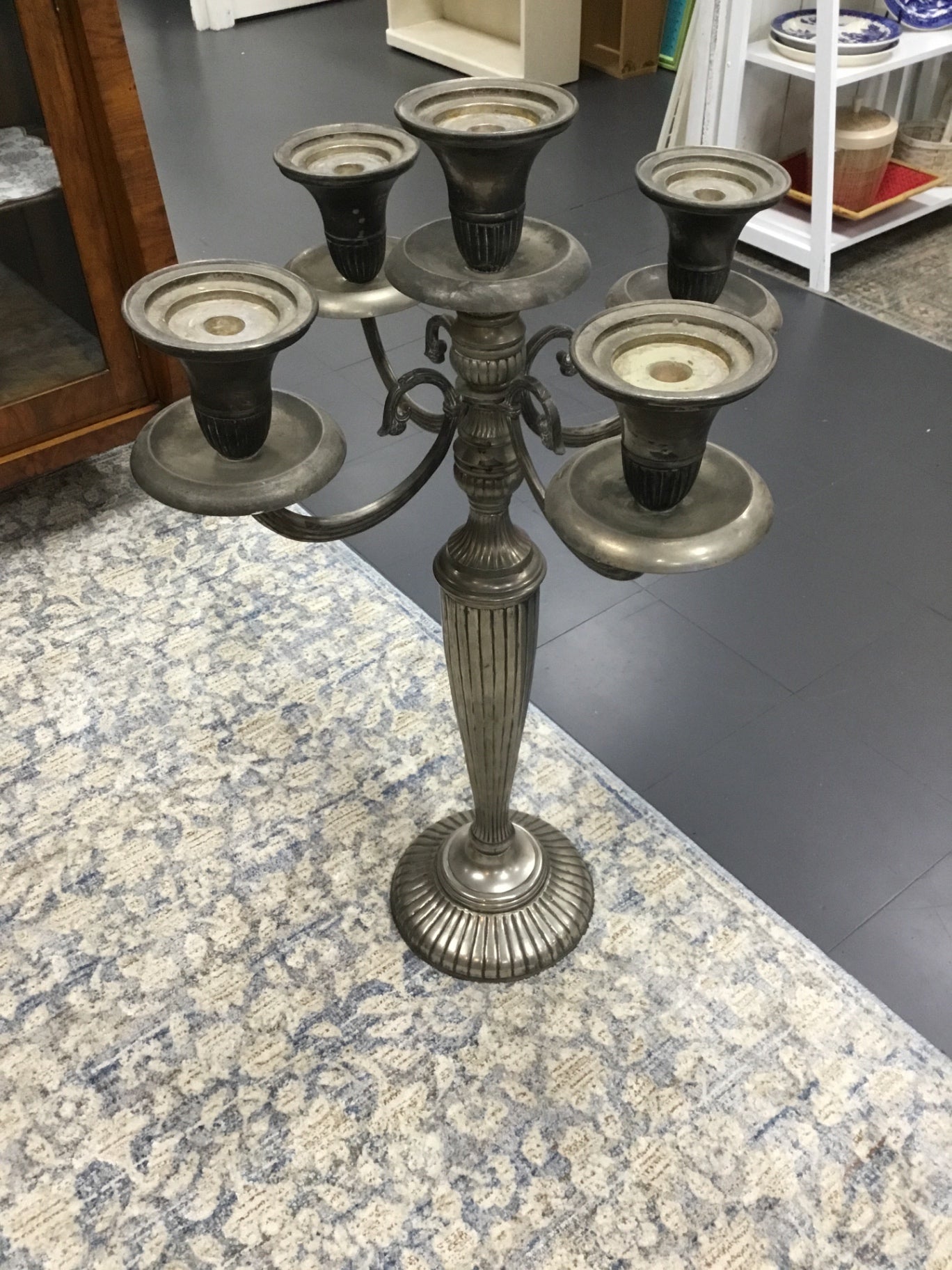 36” 5 adjustable arm, candelabra