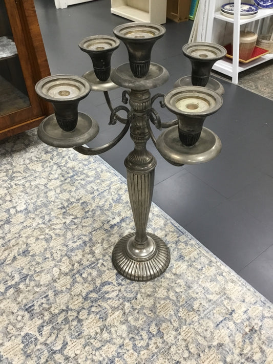 36” 5 adjustable arm, candelabra