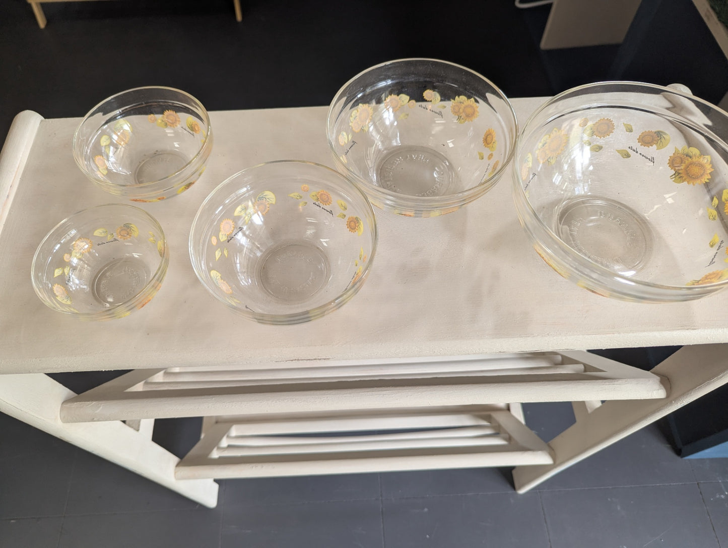Vtg. Imperial Glass Nesting Bowls 