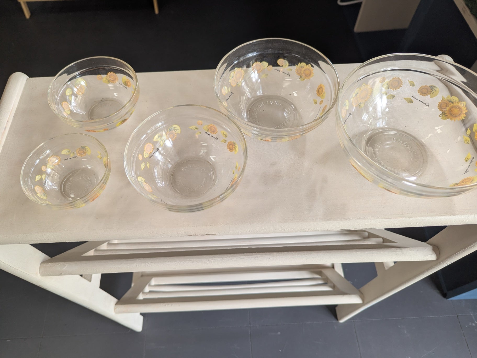 Vtg. Imperial Glass Nesting Bowls 