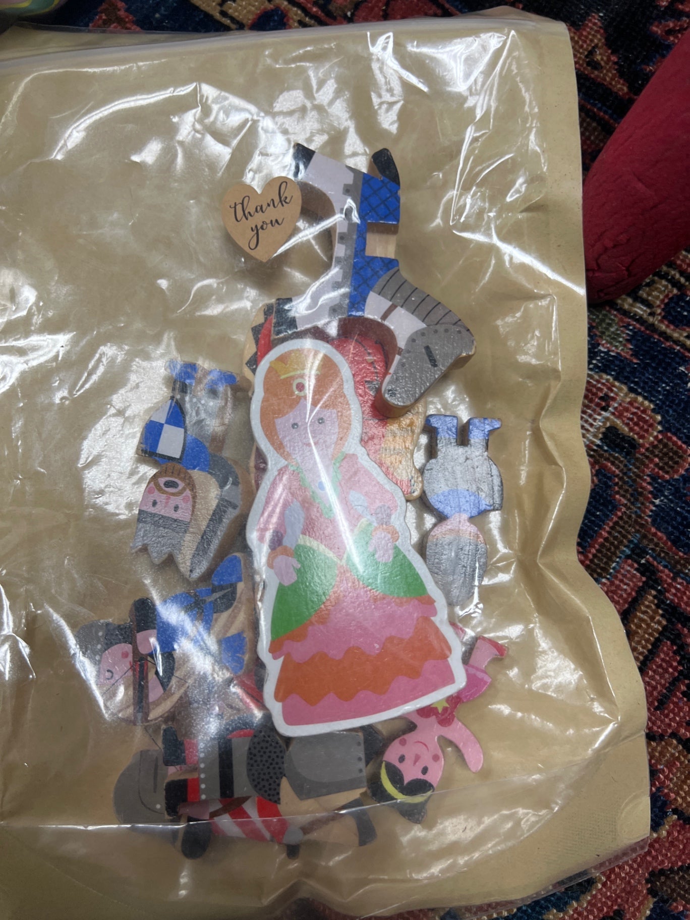 Decorative Figurines kids wooden toys 